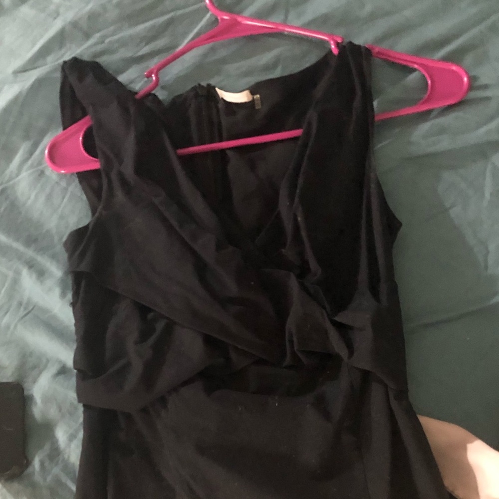 Omens black dress up blouse